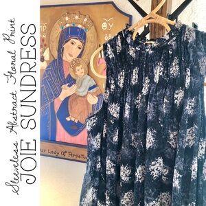 Joie Sleeveless Abstract Floral Sundress